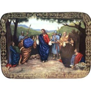 Bradford Plate Betrayal in the Garden Christopher Nick Matthew 26:52 Jesus Vtg